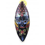 Website at https://www.craftvatika.com/venetian-mask-african-tribal-wooden-handpainted-wall-mask.html