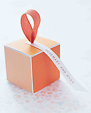 Wedding Favor Boxes With Ribbon