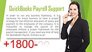 Contact QuickBooks payroll support number +1-800-586-6158