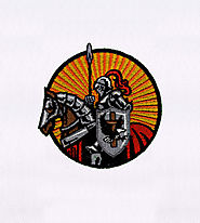 Christian Gallant Knights Embroidery Design | EMBMall