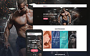 Sport Online Responsive Site Sports, Outdoors & Travel Fitness Template