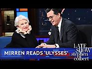 Helen Mirren Reads Poetry To An Emotional Stephen Colbert