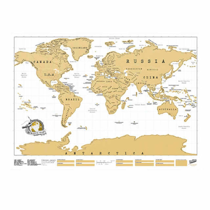 Scratch Off World Map A Listly List
