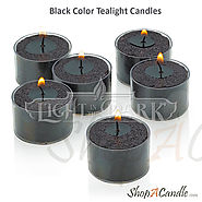 Buy Black Tealight Candles Online Wholesale At Shopacandle