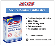 Secure Denture Adhesive Cushion Strips