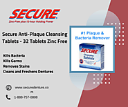 Zinc Free Secure Anti Plaque Cleansing Tablets