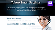 Dial +44-808-280-2972 for yahoo email server settings