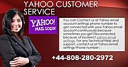 Contact us at Yahoo customer service number +44-808-280-2972