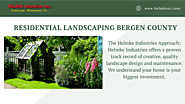 Best Residential Landscaping Bergen County | Helmke Industries