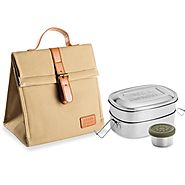 Shop Bento Stainless Steel Adult’s Lunch Container | Seed & Sprout