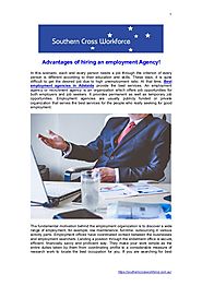 Advantages of hiring an employment agency adelaide