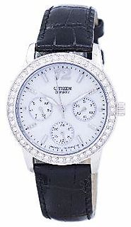Citizen Chronograph Quartz Diamond Accent ED8090-11D Women’s Watch – Timepiecestowatches.com
