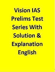 Buy Online Reasonable Cost Vision IAS Test Series From Notes Mantra