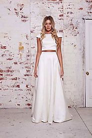 Classic White 2 piece gown