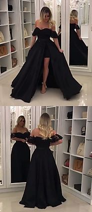 Mid - Thigh Slit Gown