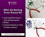 Offer On Sterling Silver Rosary Kit