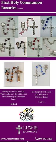 Sterling Silver Rosary Bracelets - First Communion Rosary