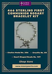 First Communion Rosary Bracelet – Rosary Parts