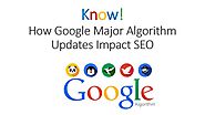 Know! How Google Major Algorithm Updates Impact SEO