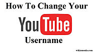 How to change your username on youtube