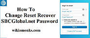 How to Change Reset Recover SBCglobal Email Password