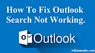 Fix Outlook Search Not Working - Outlook 2016/2013/2010/2007