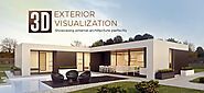 3D exterior visualization: Showcasing external architecture perfectly