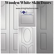 Wooden White Skin Main Doors |Moulded White Panel Doors| White Primer Doors – Almighty Doors