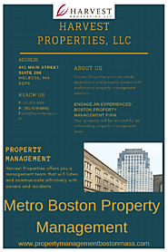 Best Metro Boston Property Management