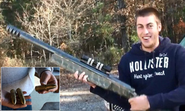 Gun company displays largest-caliber rifle ever created with bullets that cost $40 a piece