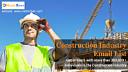 Construction Industry Email List