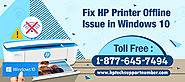 Fix HP Printer Offline Issue in Windows 10 | HP Support