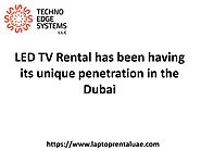 PPT - LED TV Rental has been having its unique penetration in Dubai PowerPoint Presentation - ID:7842555