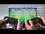 Why to choose LED TV Rental in Dubai at Techno Edge Systems LLC