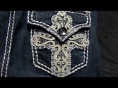 Watch Our Rhinestone Jeans Sparkle At Jobber1 Wholesale Clothing