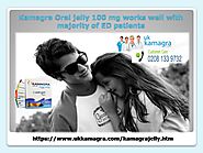 Kamagra Oral jelly 100 mg works well with majority of ED patients
