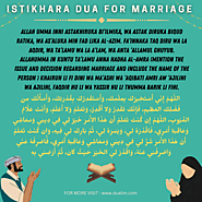 Proper Islamic/Quranic Method of doing Istikhara Dua for Marriage