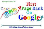 Exclusive SEO Offer for Website First Page Ranking on Google by White Hat SEO