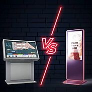 Difference Between the Digital Signage and Touchscreen Kiosks