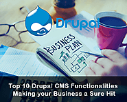 Top 10 Drupal CMS Functionalities Making your Business a Sure Hit