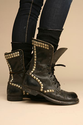 Free People Studded Vintage Combat Boot as seen on Ashley Tisdale