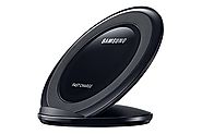 Samsung Qi Certified Fast Charge Wireless Charger Stand w/Wall Charger-Supports Qi compatible phones including the Sa...