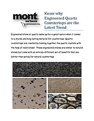 Why Engineered Quartz Countertops are The Latest Trendy