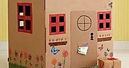 How to Make a School Project House out of a Custom Cardboard Box?