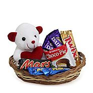 Send Basket of Love Same Day Delivery - OyeGifts