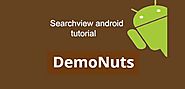 Listview With Searchview Android Studio Example Tutorial