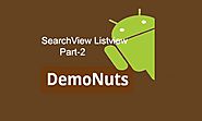 Listview Search Filter Android Studio Example Tutorial
