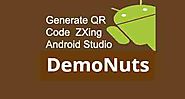 Generate QR Code Using Zxing Android Studio Programmatically