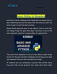 Learn Python in Bangalore |authorSTREAM