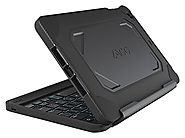 ZAGG Rugged Book Durable Case with Detachable Backlit Bluetooth Keyboard for Apple iPad Pro 9.7 and iPad Air 2 (not m...